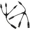 MC4-3Y Connector MC4 Cabang 3 (sepasang) 1000V Solar Panel Surya